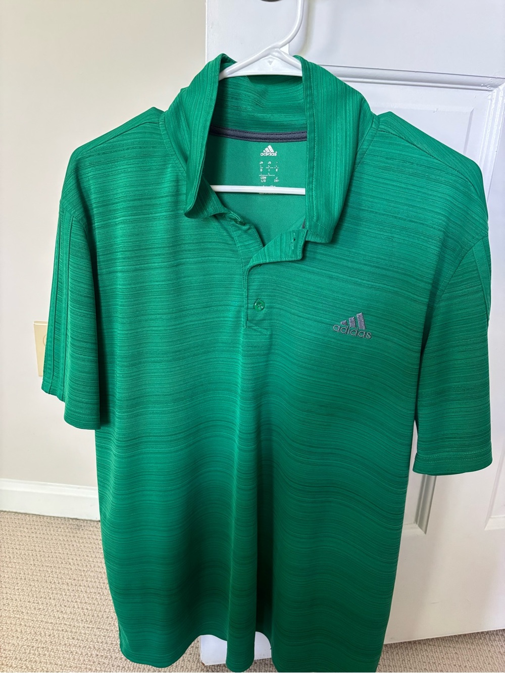 Adidas Green Performance Polo Large